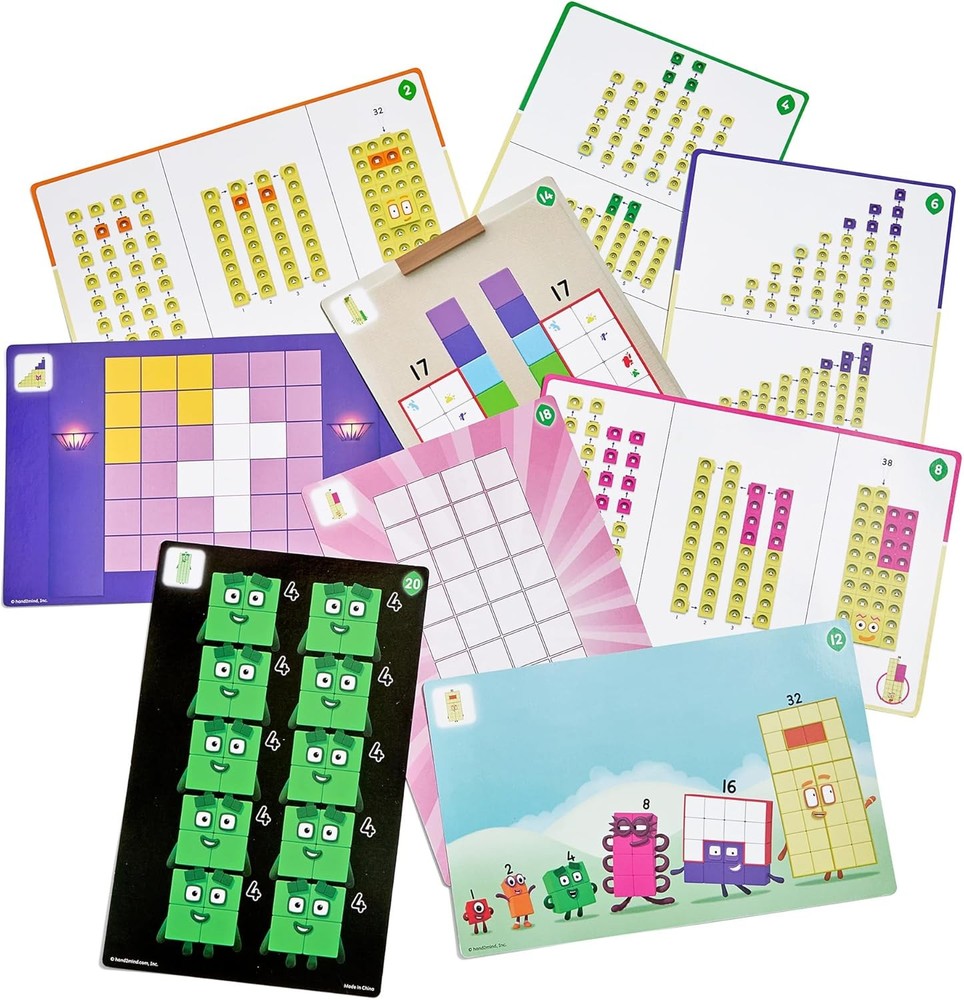 Numberblocks MathLink Cubes Activity Set 31-40 - Early Math Skills & Counting To