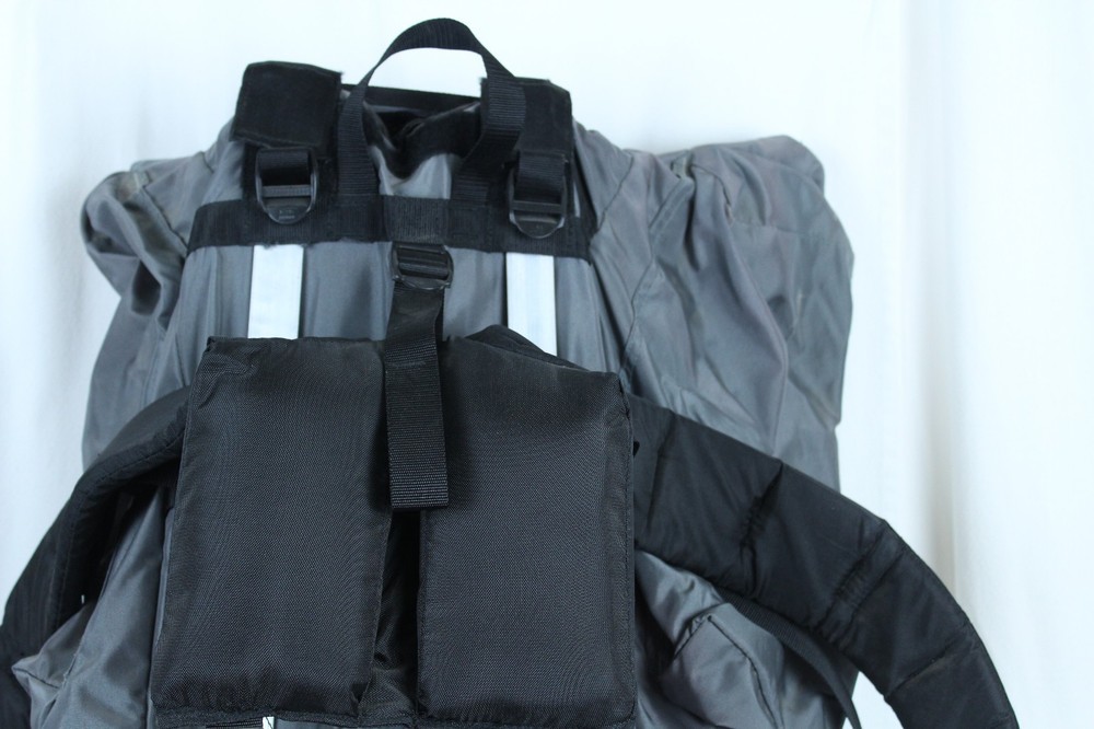 Camp Trails Gray/Black Internal Frame Backpack Padded Adjustable Nylon