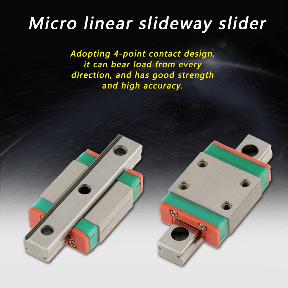Professional 1pc LML7B Miniature Linear Rail Guide 7mm Width + Slide Block 40mm