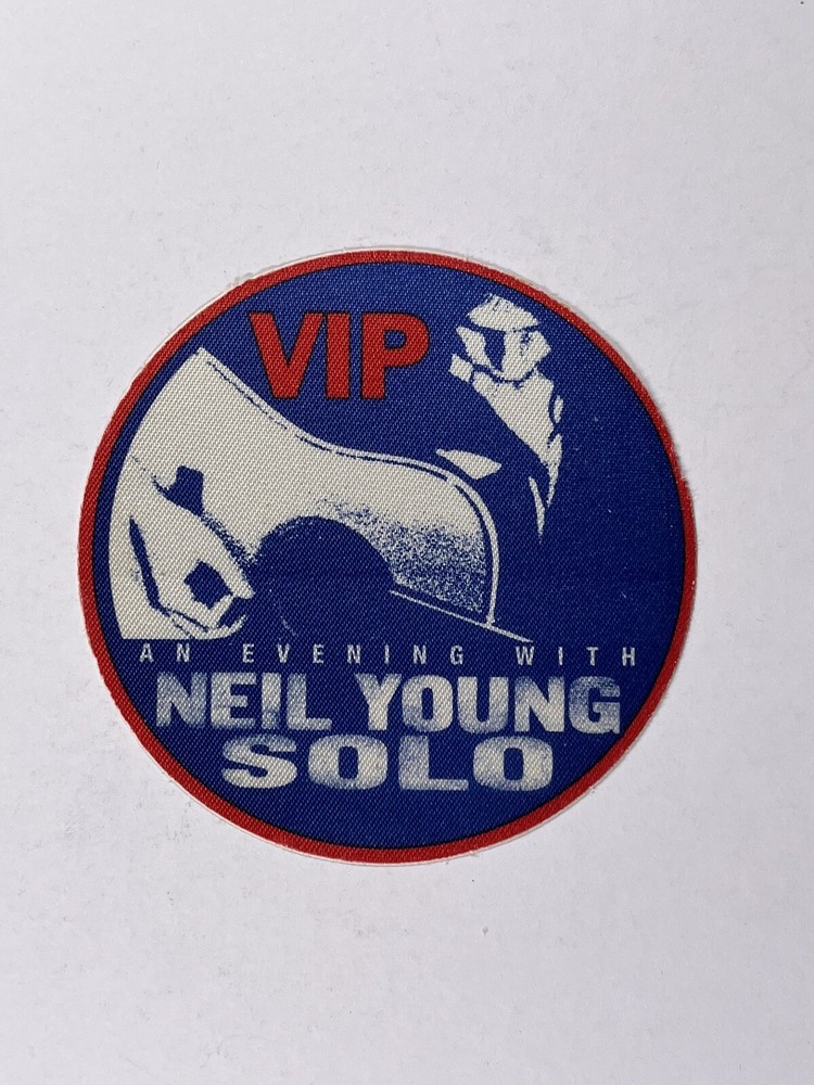 Neil Young VIP Backstage Pass Ticket Original An Evening With Neil young 1999