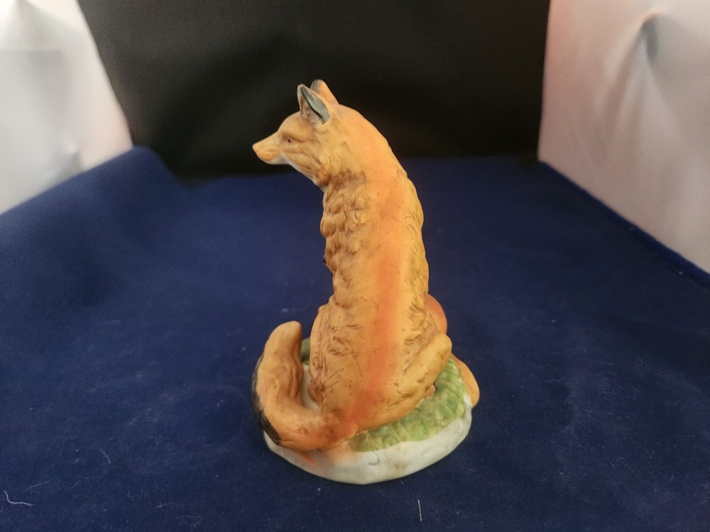 Vintage Fox And Kit Figurine