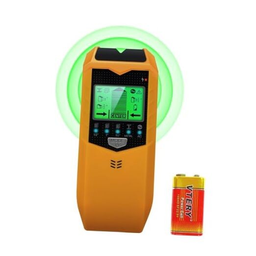 Stud Finder Wall Scanner, 5 in 1 Stud Detector with HD LCD Display for Center