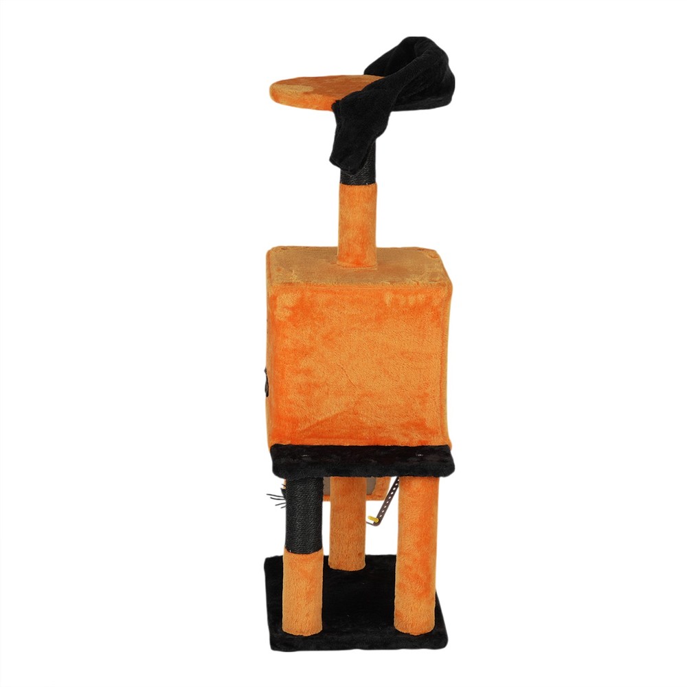 39.4" Halloween Cat Tree Cat Tower Cat Tree Spacious Cat Condo Scratching Posts