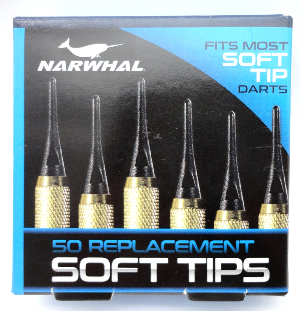 Narwhal 50 Soft Tips Replacement for Darts
