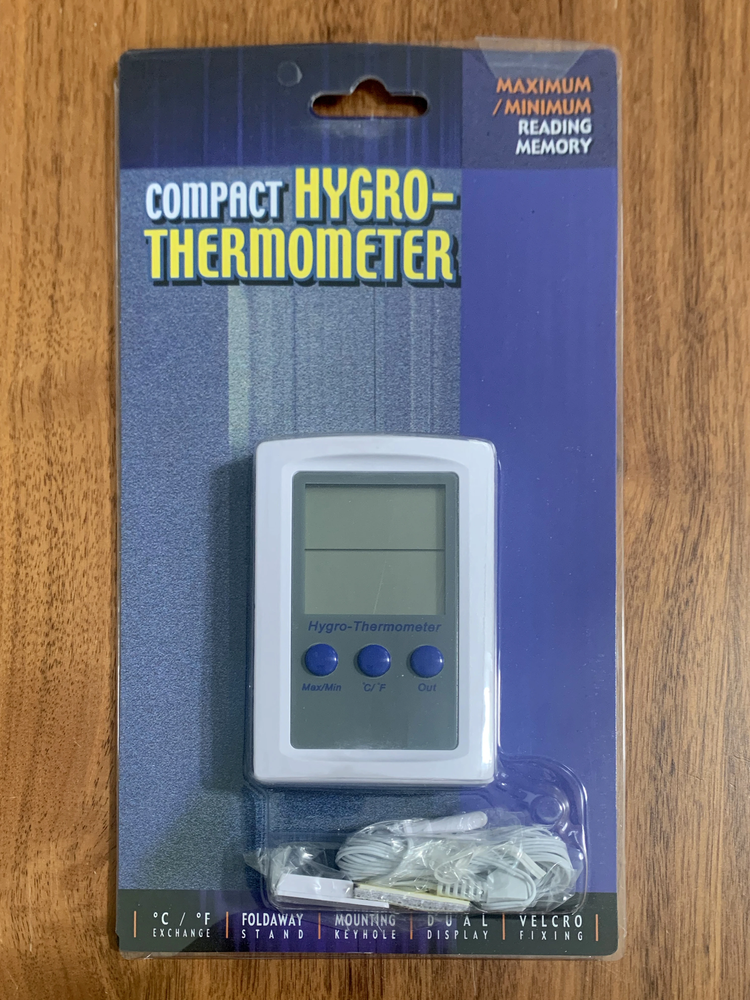 Digital Hygrometer w/ Dual Zone Remote Probe Thermometer