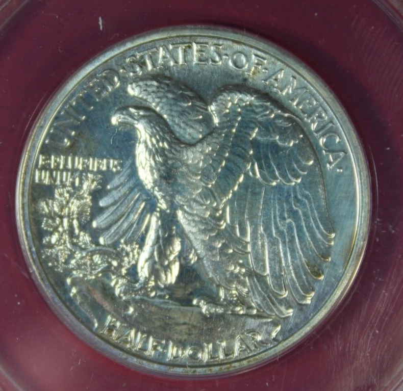 1941 WALKING LIBERTY HALF DOLLAR PROOF ANACS PF63