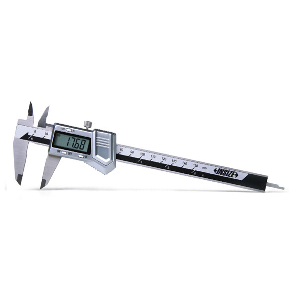 Insize Electronic Digital Caliper, 0-8"/0-200mm (1114-200A)