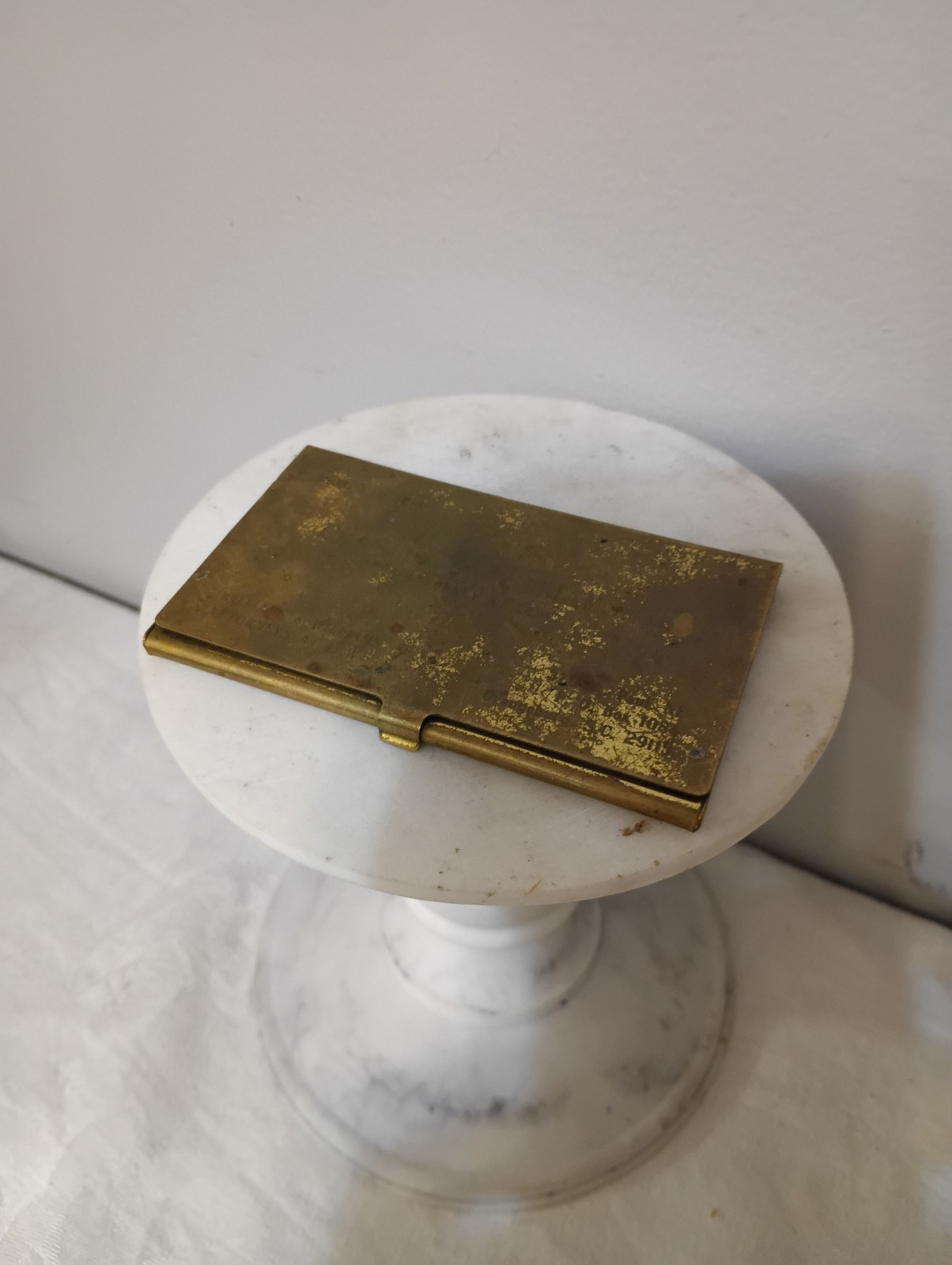 Collection Of Brass Items. Large Victorian Clip, 4 Leaf Clover