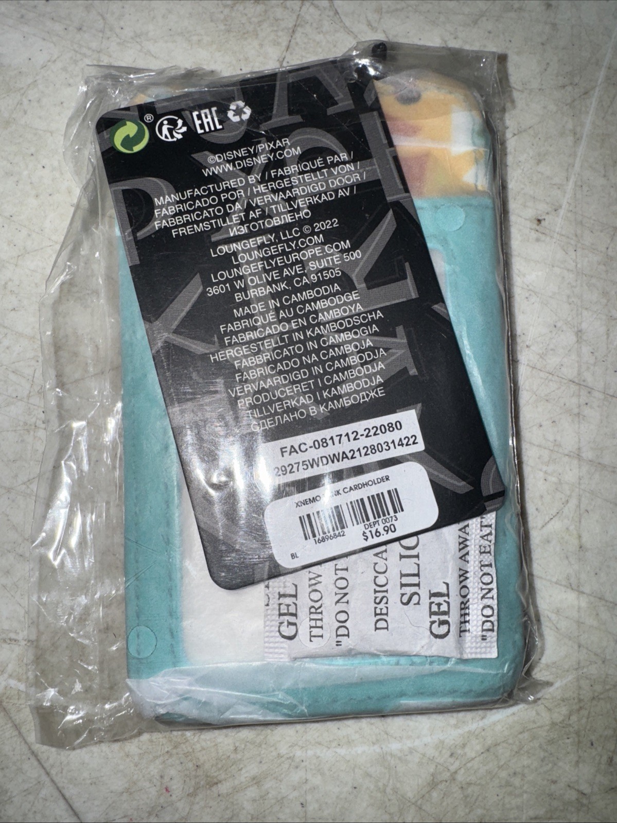 Loungefly Pixar Finding Nemo Card/ID Holder NWT