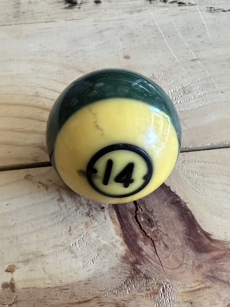 Vintage Bakelite Billiard Ball Pool Ball #14 Replacement