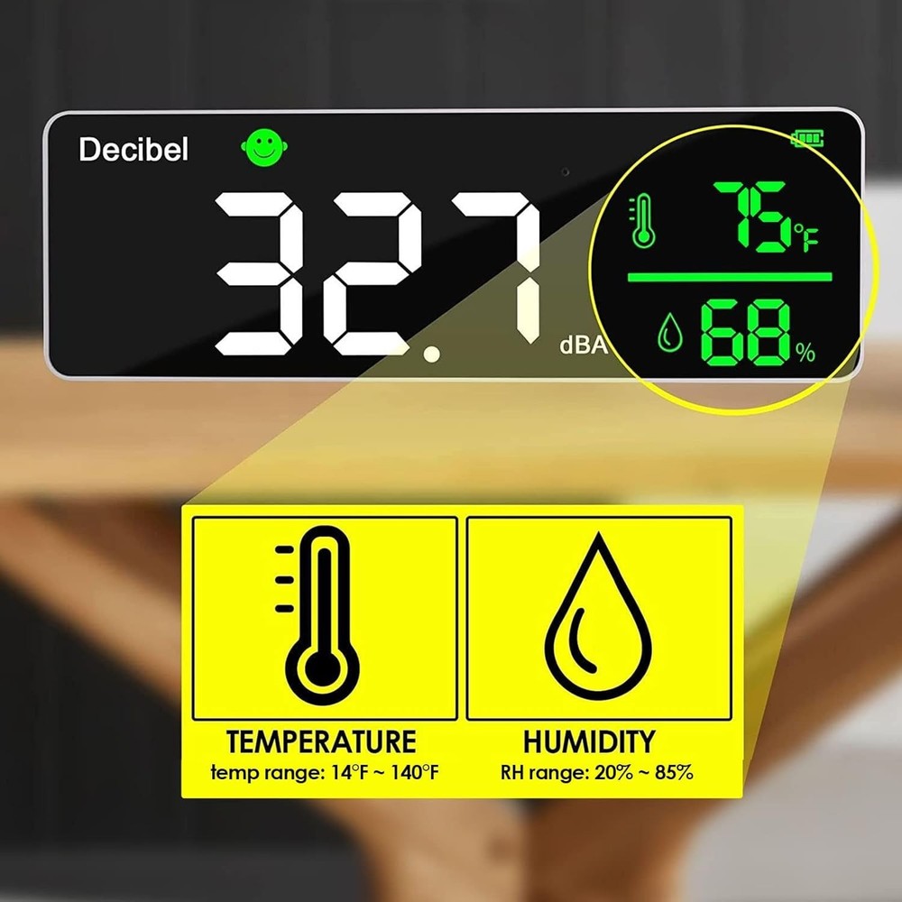 Versatile 11-Inch Sound Level Meter with High Accuracy & User-Friendly Design