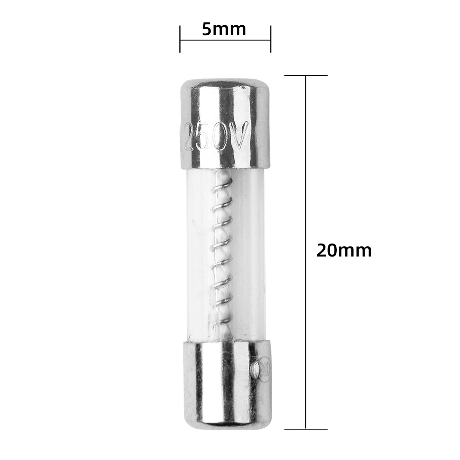 10Pcs 10A 250V SLOW Blow Fuse 5X20mm T10AL250V 10 Amp Time Delay Fuse