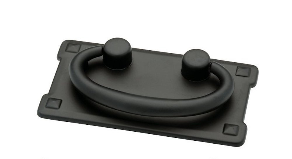 Liberty P62076BK 3" Mission Horizontal Bail Cabinet Drawer Pull Black Finish