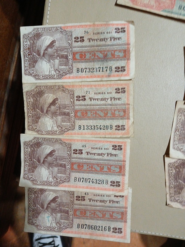 military banknote