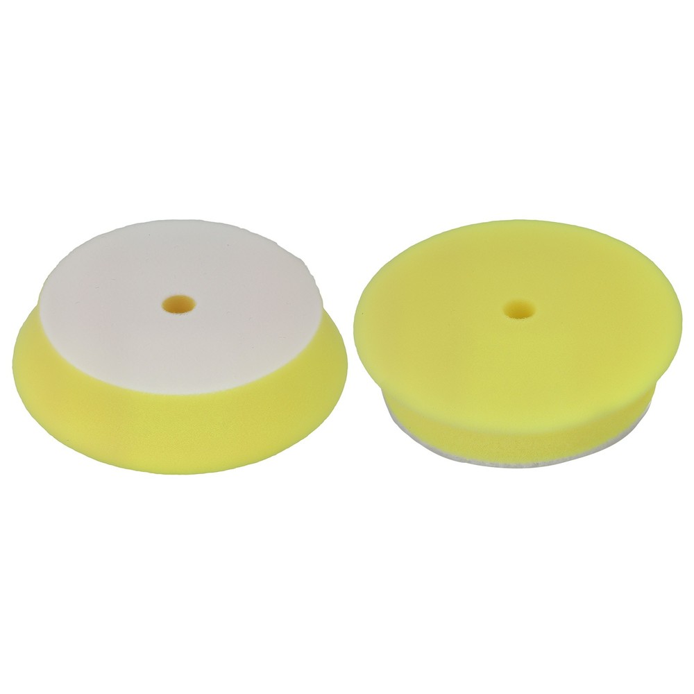 2PCS Medium Foam Car Buffing Pads 4" for 3" Backing Plate Orbital Buffer