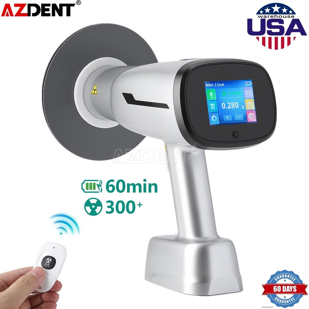 Dental X Mobile Ray Machine Unit Imaging System Digital High Frequency + Shield