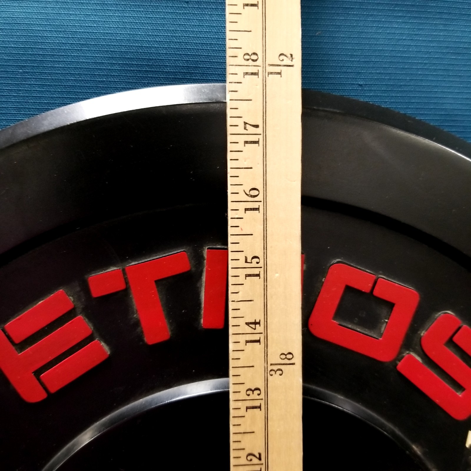 Ethos 15lbs Rubber Bumper Plate (1 Plate Only) 17 3/4"