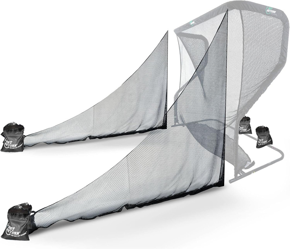 Net Return Side Barriers for Home/Pro Series Golf Nets, Heavy-Duty Polyester, In