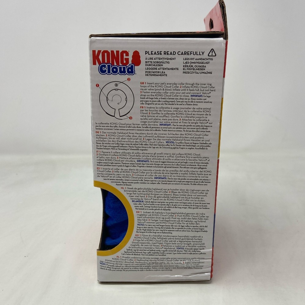 KONG Cloud Inflatable E-Collar XL Blue 20-25in