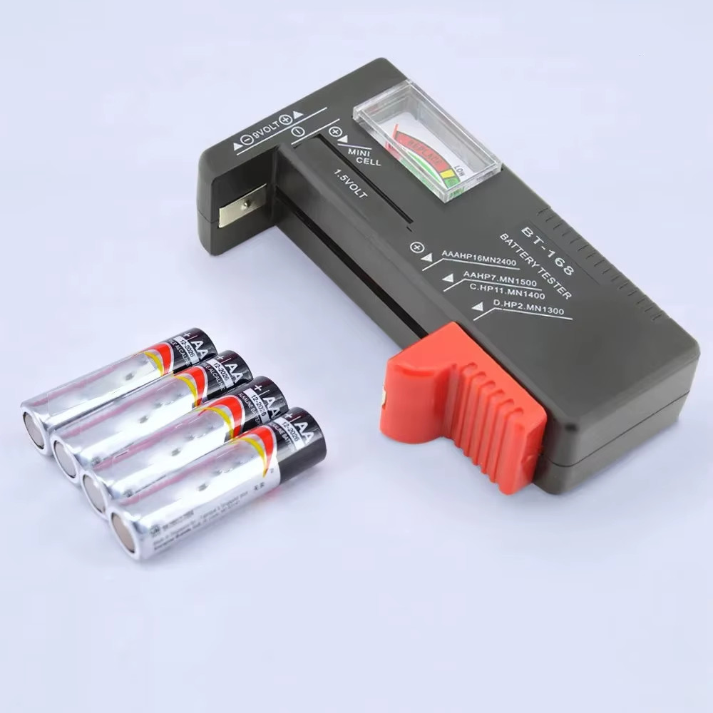 Battery Tester Checker Universal For AA AAA C D 9V 1.5V Button Cell Batteries