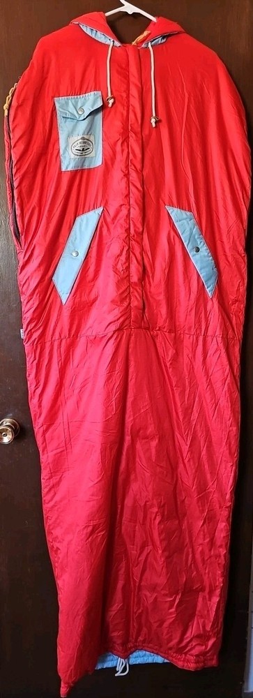 Poler Napsack Sleeping Bag Jacket M Camp Vibes Reversable RARE