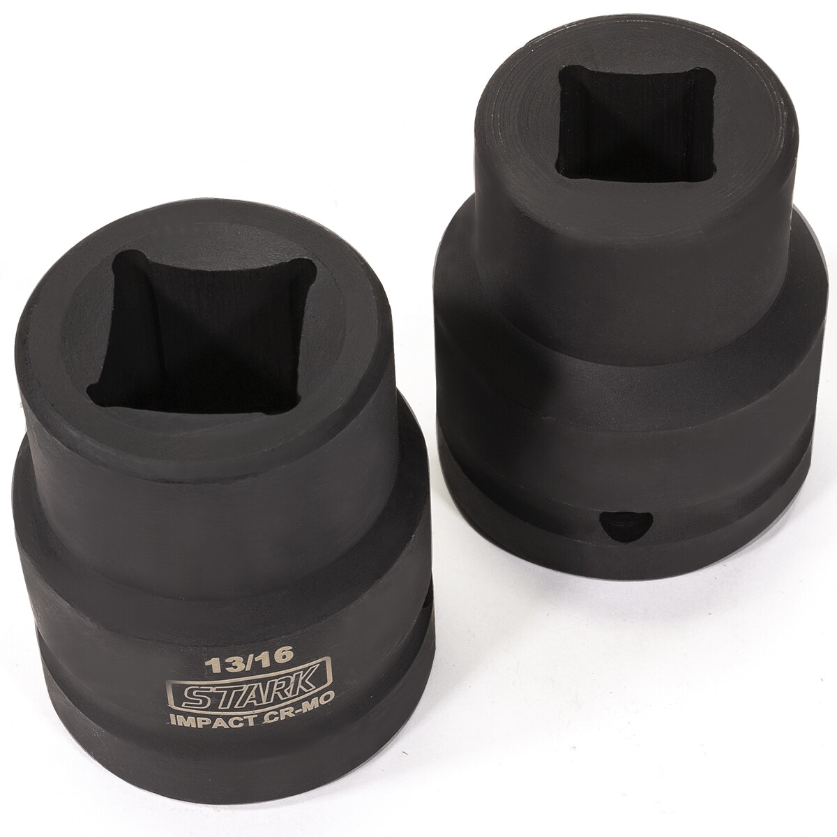 Stark USA 11-PC Deep Socket Set Truck Wheel 1" Drive Impact Metric SAE Cr-Mo