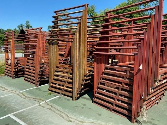 Portable Stack Rack Nestable Nesting Stacking Pallet Stack Warehouse Stacker