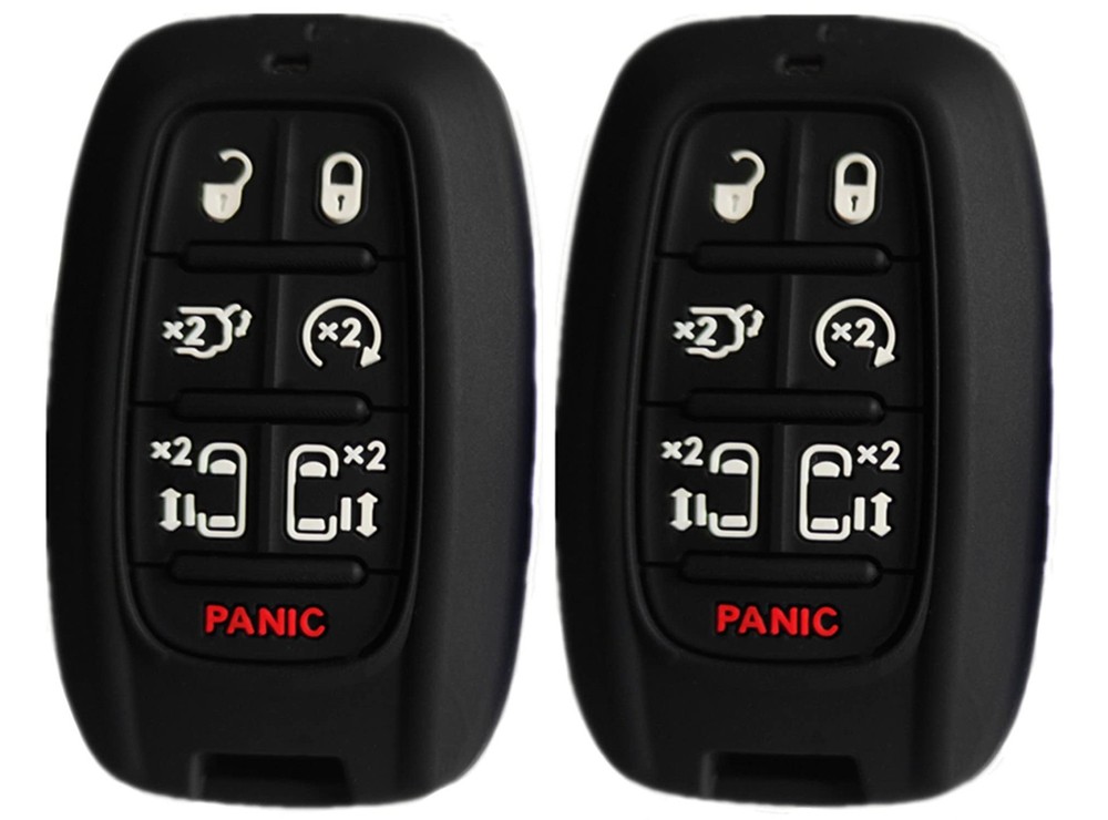 Smart Key Fob Cover Case Protector Keyless Remote Holder for 2017-2024 Black