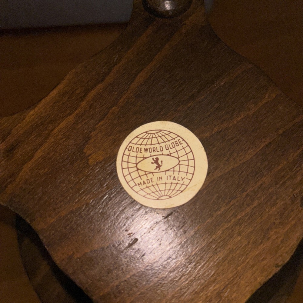 Antique mini globe