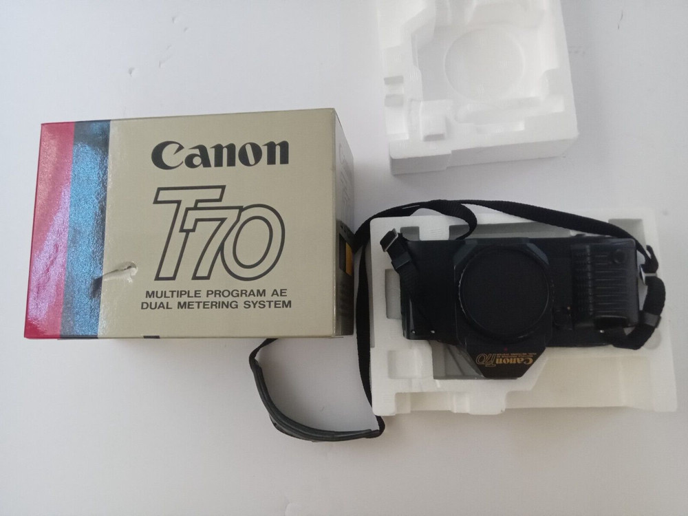 Canon Camera T70  Dual Metering System Camera