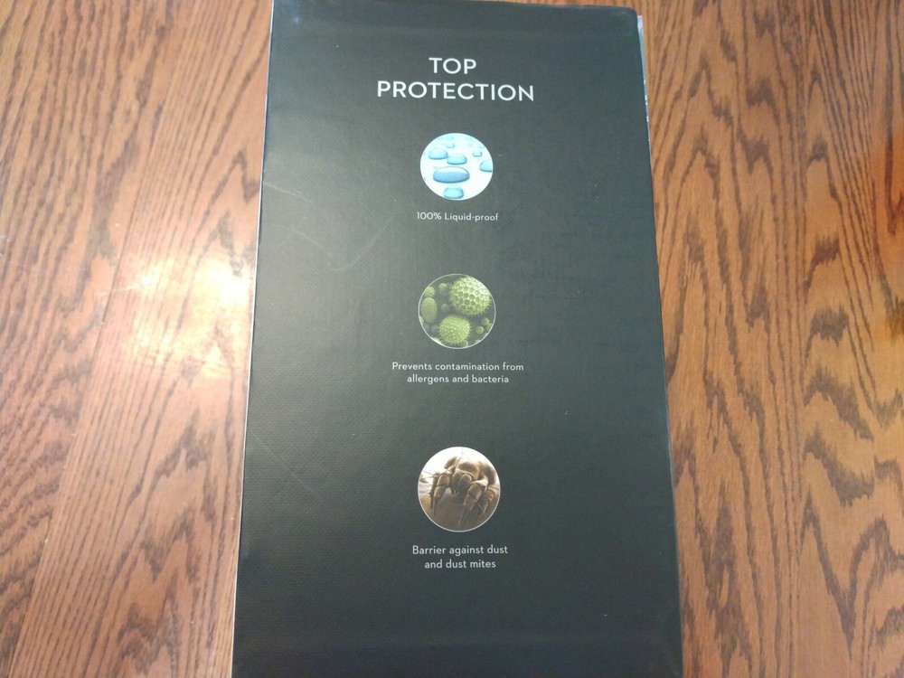 Malouf Sleep Tite Terry Mattress Protector Hypoallergenic Waterproof Split King