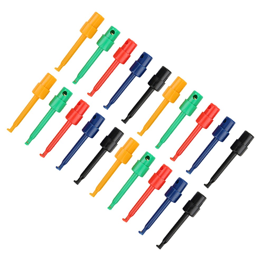20x Large Test Hook Clip Grabber Test Probe For Testing Multimeter Test Hook
