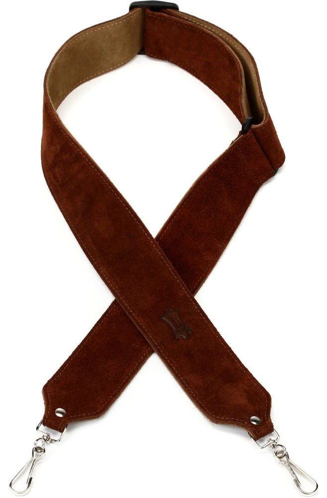 Levy's M9S 2" Suede Leather Banjo Strap - Brown