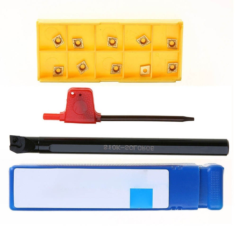 Sustainable Cutting Efficiency Ten Inserts for Use with S10K Lathe Bar
