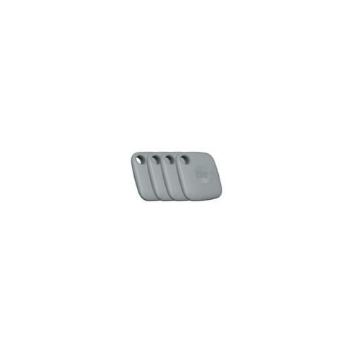 Tile Mate (2022) 4-Pack, Grey. Bluetooth Tracker, Keys Finder and Item Locator