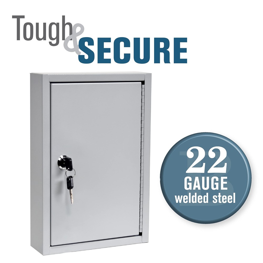 STEELMASTER 30 Key Cabinet | Single 30 - Lock, Grey