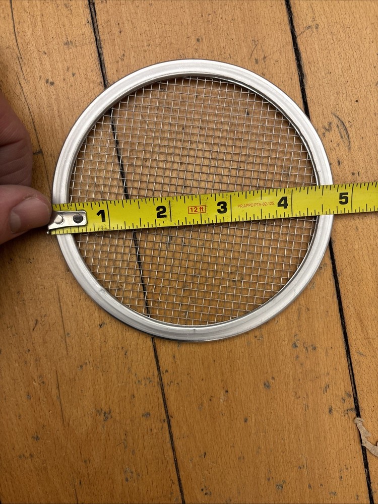 C801S 4” Full Stainless Steel Wire Diffusion Scrim 4 6/8” Outer Diameter