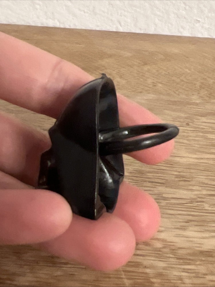 Darth Vader Mask Head Star Wars Plastic Black Ring Size 5-6