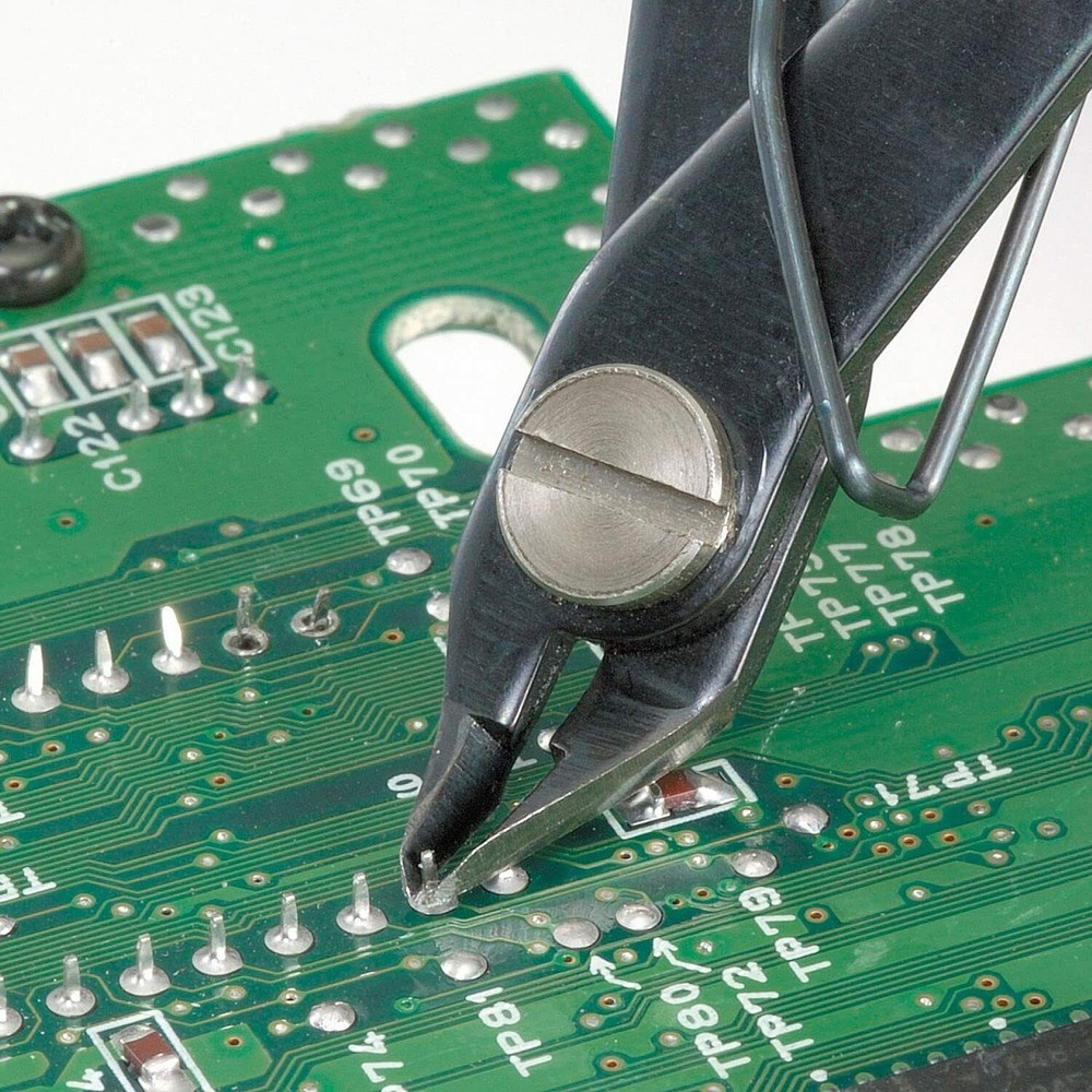 FLUSH CUTTING SIDE CUTTERS parallel offset neck ESD PCB snips ENGINEER NZ-12G