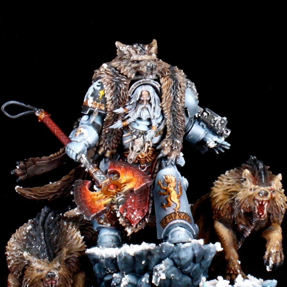 Warhammer 40k pro painted Logan Grimnar Space Wolves COMMISSION