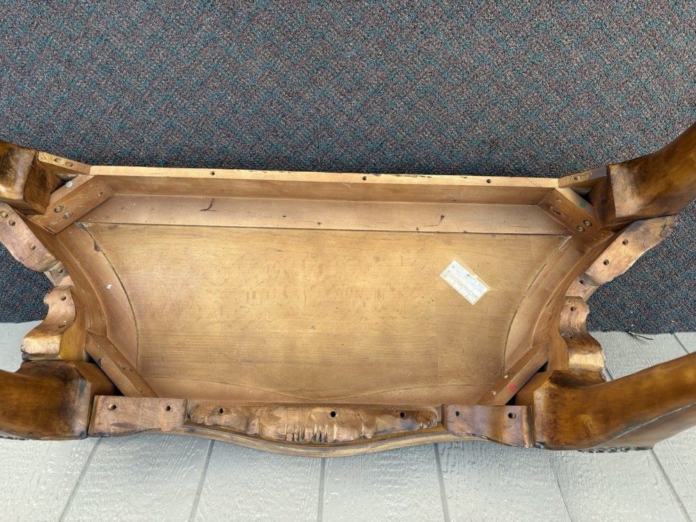 67377 French Country Console Table with Mirror