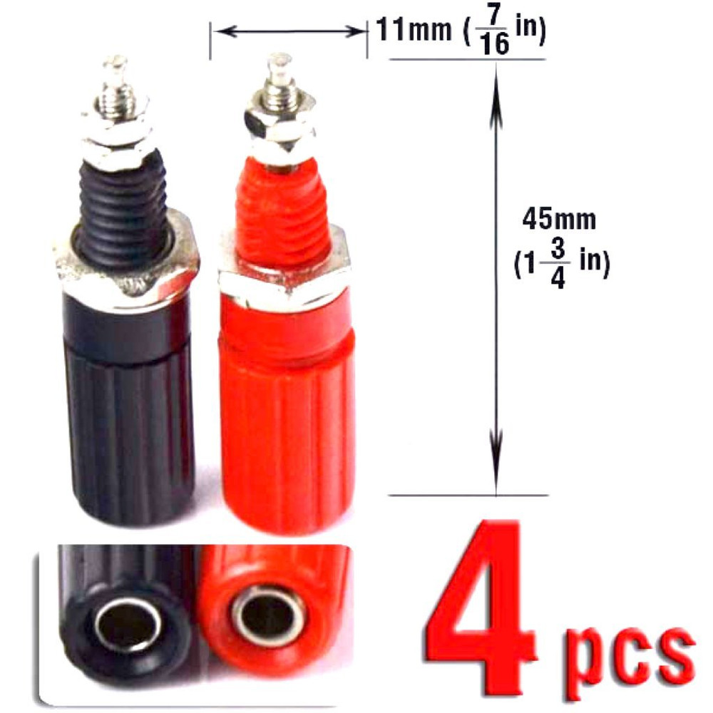 Amplifier Terminal Connector Binding Post Banana Plug Jack Socket Panel/Chassis