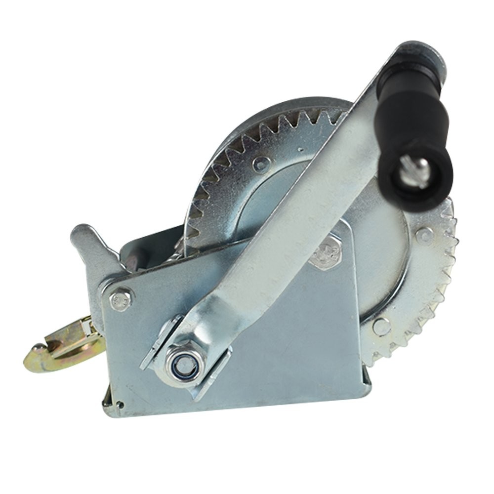1600lbs Hand Winch Boat Winch Hand Crank Winch With 32ft Cable Manual Winches