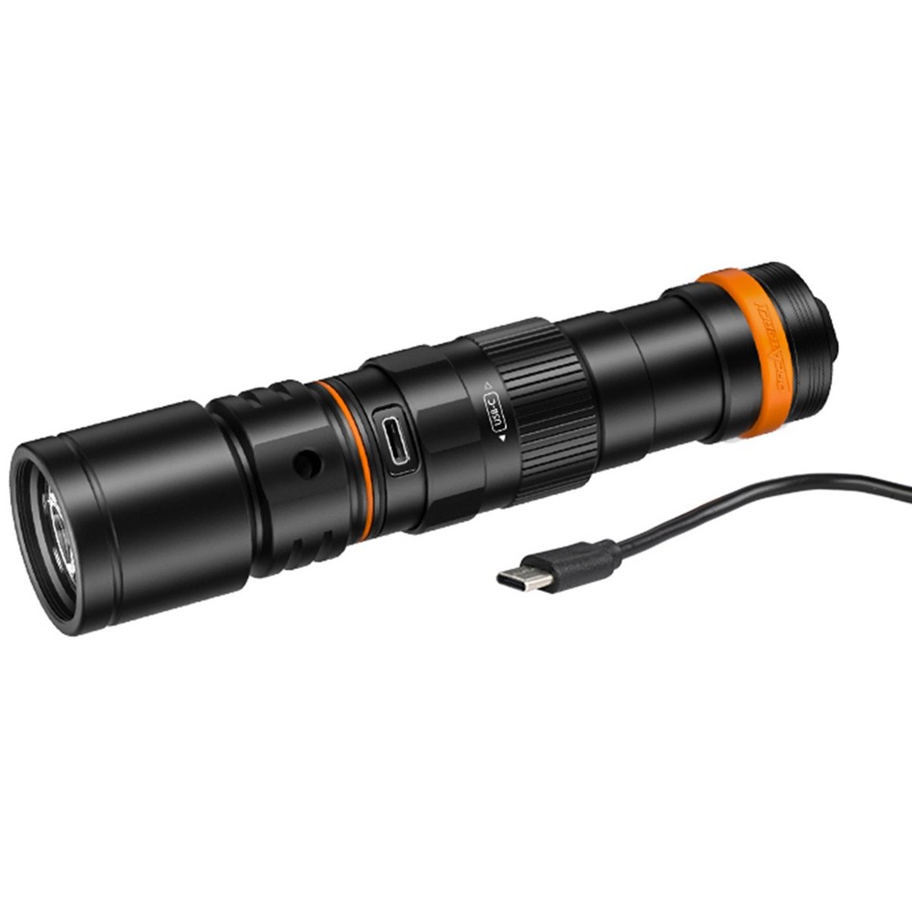 OrcaTorch DC710 3000 Lumens USB Type C Dive Light