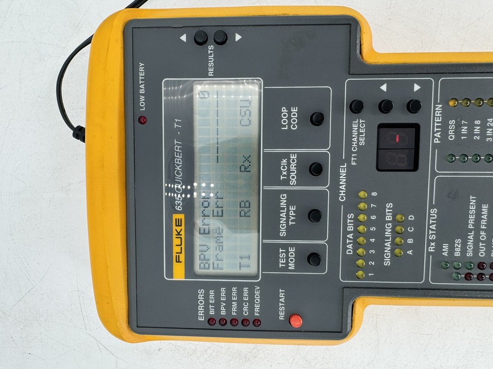 Fluke 635 Quickbert T1 - AS IS - Bad Battery