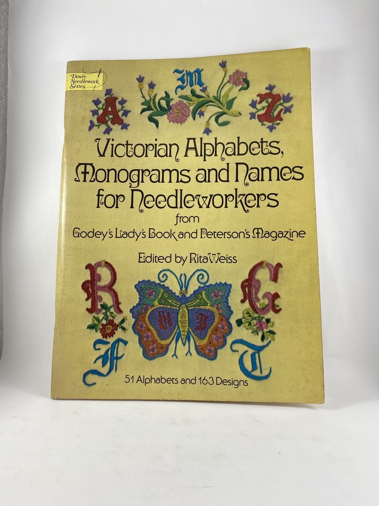 Victorian Alphabets, Monograms And Names For Needleworkers Dover Needlework