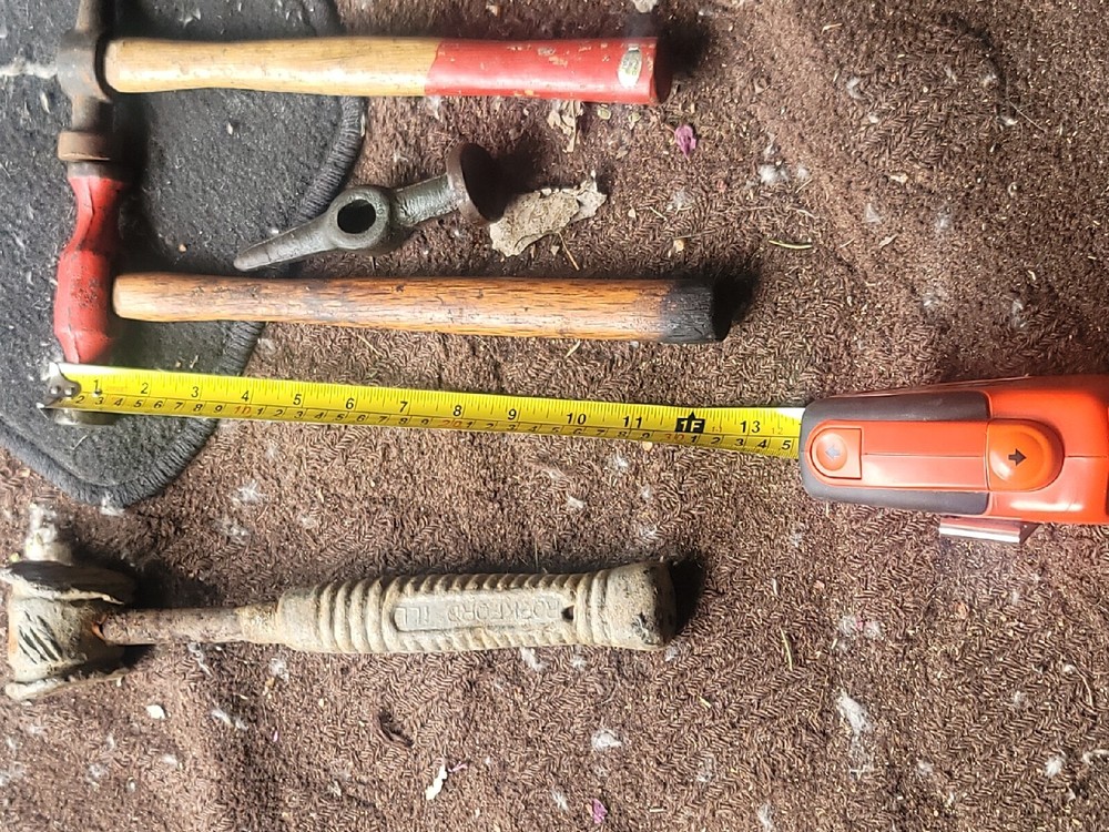 Lot Vintage Auto Body Hammers