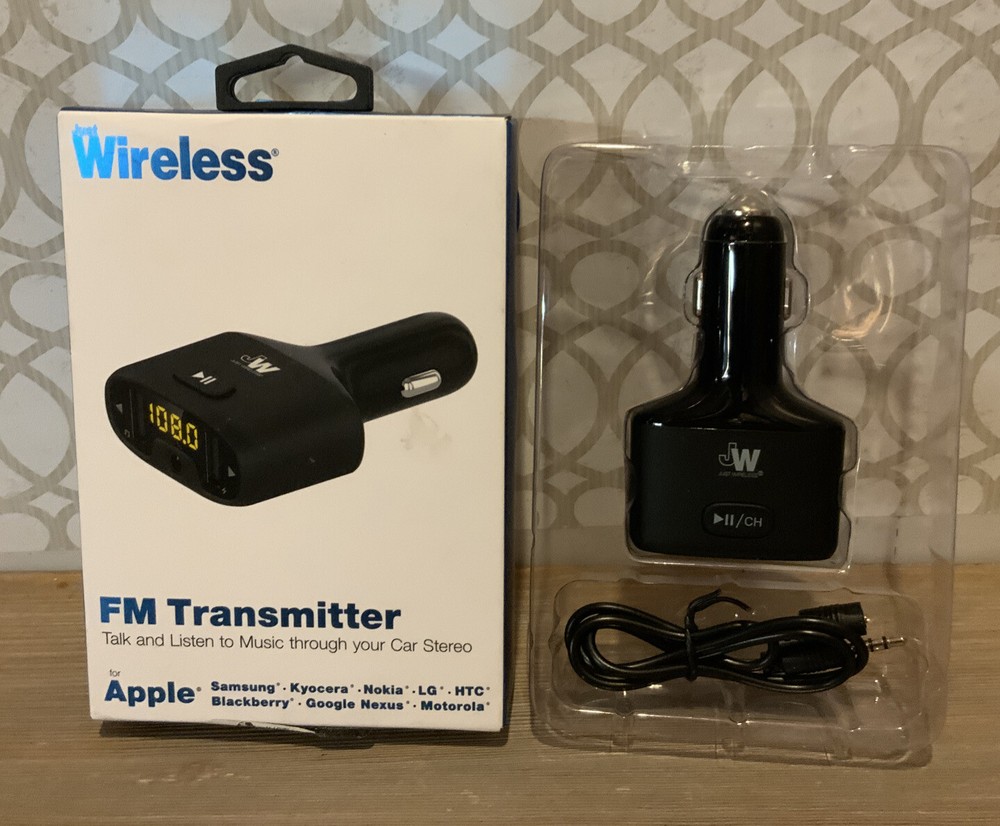 🌎 Just Wireless FM Transmittr USB Car Charger ‼️