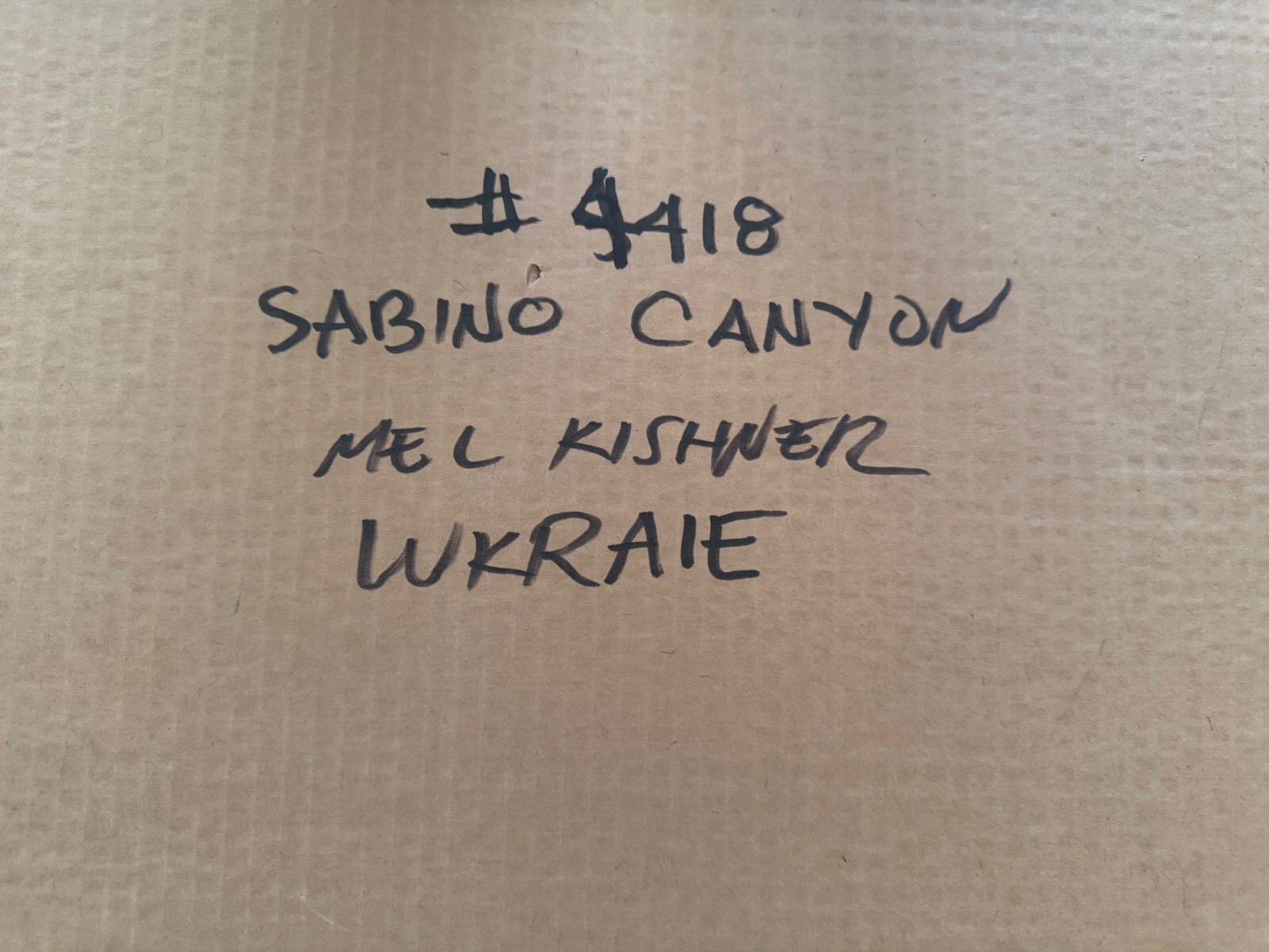 MEL KISHNER SABINO CANYON ORIGINAL SIGNED WATER COLOR PAINTING ON PAPER 22"X15"