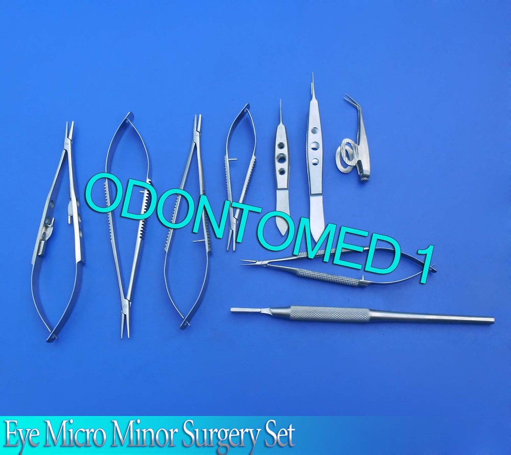 9 Pcs Basic Eye Micro Minor Surgery Ophthalmic Scissors Surgical Instru EY-015